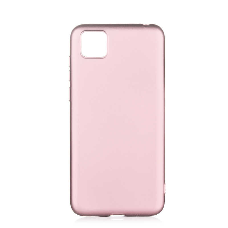 Huawei Y5P Kılıf Zore Premier Silikon Kapak Rose Gold