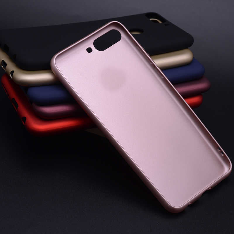 Huawei Y6 2018 Kılıf Zore Premier Silikon Kapak Rose Gold