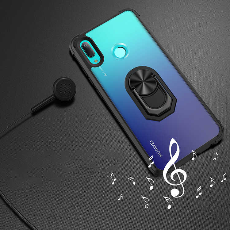 Huawei Y6 2019 Kılıf Zore Mola Kapak Siyah