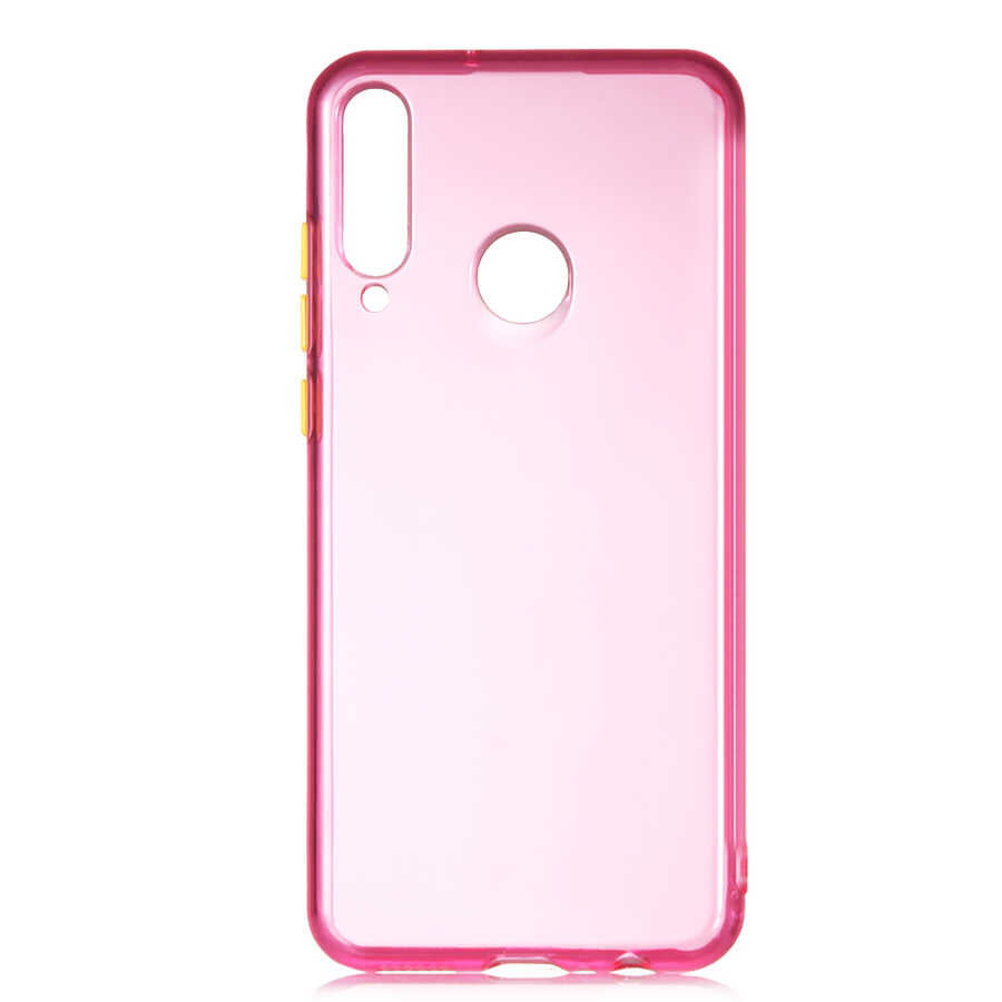 Huawei Y6P Kılıf Zore Bistro Kapak Pembe