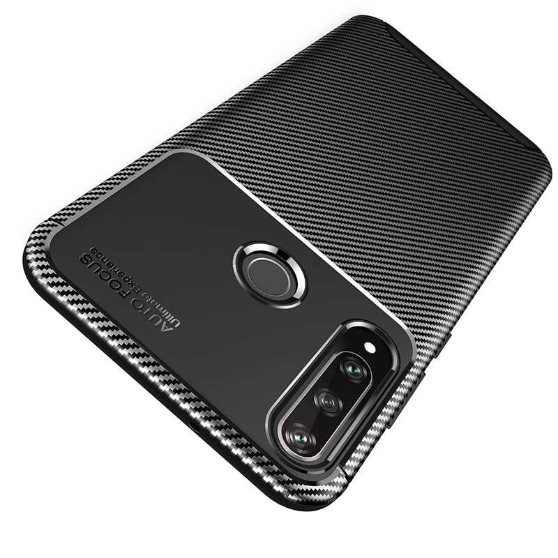 Huawei Y6P Kılıf Zore Negro Silikon Kapak Lacivert