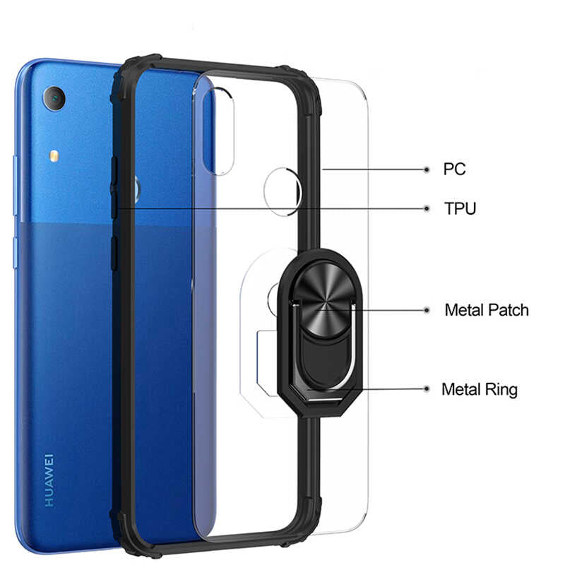 Huawei Y6S 2019 Kılıf Zore Mola Kapak Kırmızı