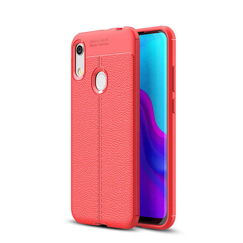 Huawei Y6S 2019 Kılıf Zore Niss Silikon Kapak Kırmızı