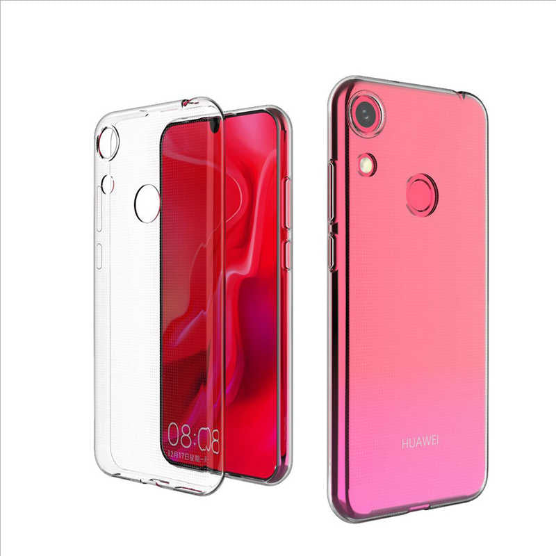 Huawei Y6S 2019 Kılıf Zore Süper Silikon Kapak Renksiz