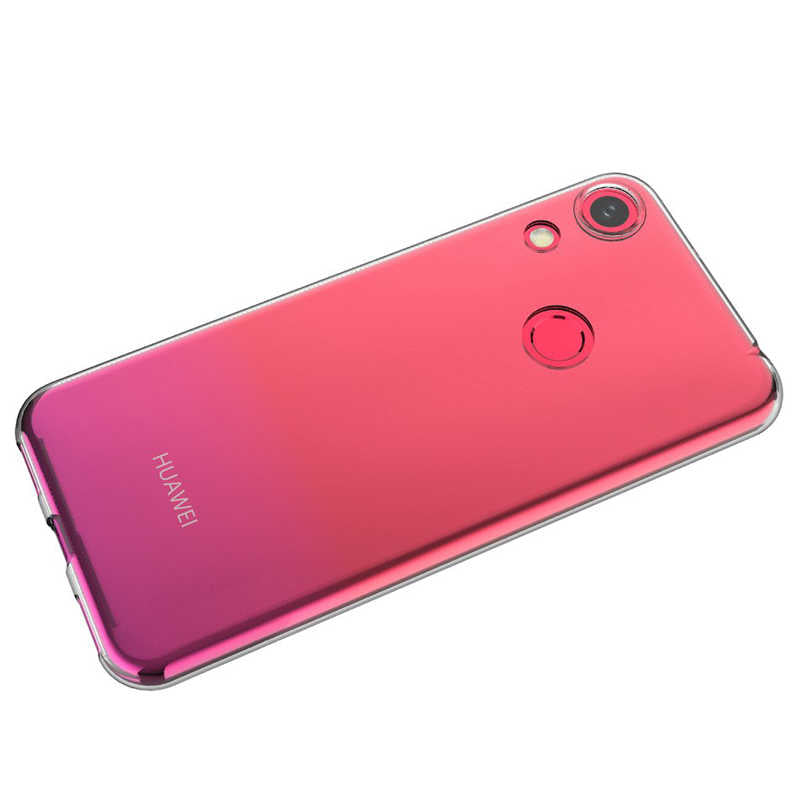 Huawei Y6S 2019 Kılıf Zore Süper Silikon Kapak Renksiz