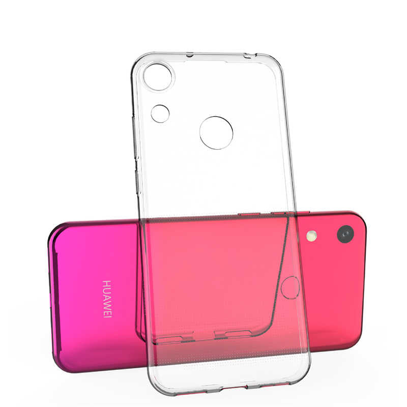 Huawei Y6S 2019 Kılıf Zore Süper Silikon Kapak Renksiz