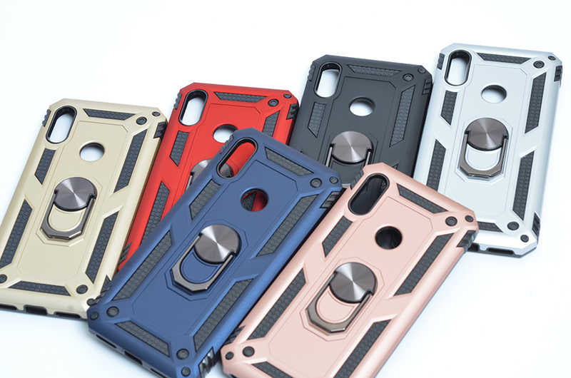 Huawei Y6S 2019 Kılıf Zore Vega Kapak Siyah