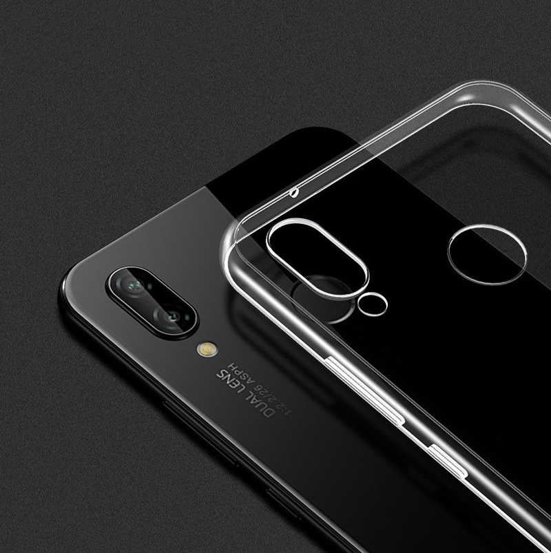 Huawei Y7 Prime 2019 Kılıf Zore Süper Silikon Kapak Renksiz