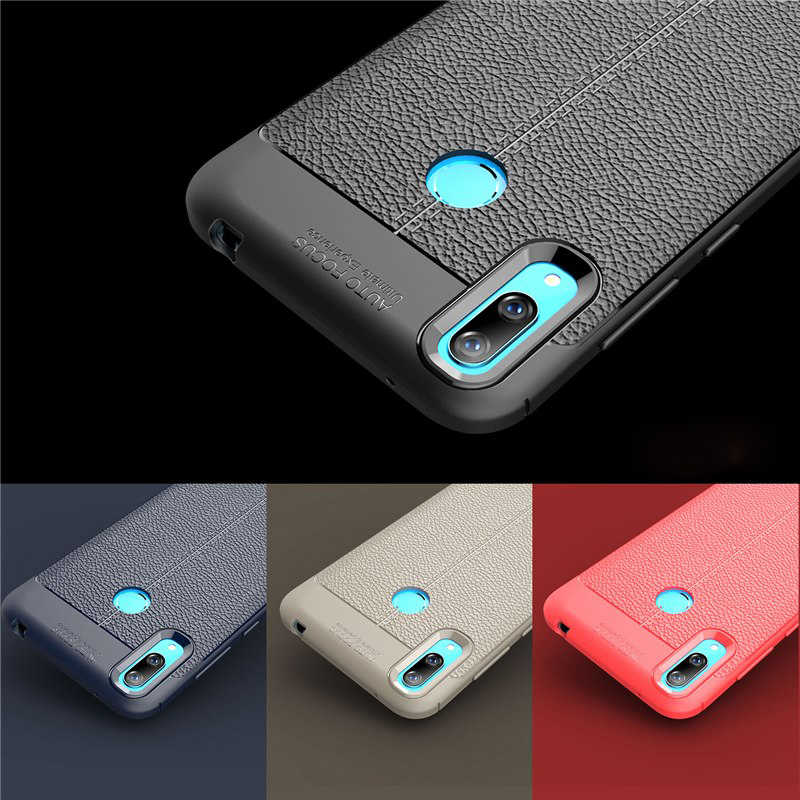 Huawei Y7 Prime 2019 Kılıf Zore Niss Silikon Kapak Gri
