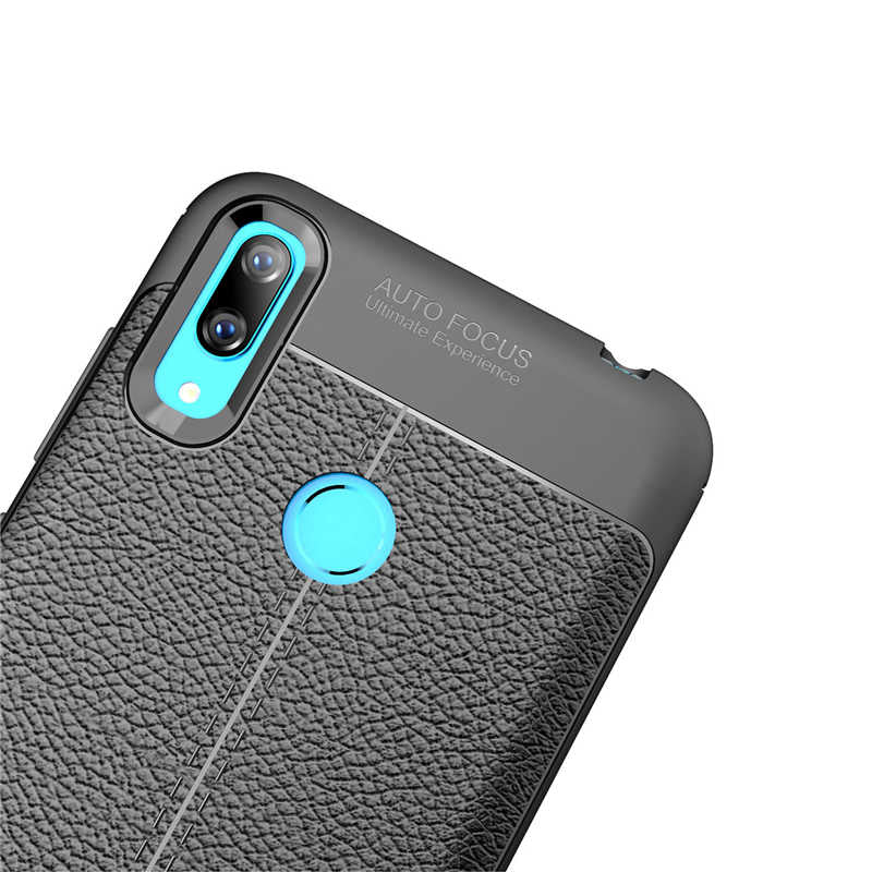 Huawei Y7 Prime 2019 Kılıf Zore Niss Silikon Kapak Gri