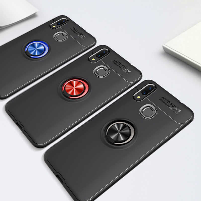 Huawei Y7 Prime 2019 Kılıf Zore Ravel Silikon Kapak Mavi