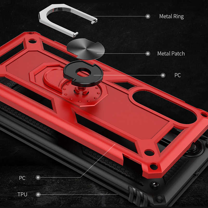Huawei Y7 Prime 2019 Kılıf Zore Vega Kapak Siyah