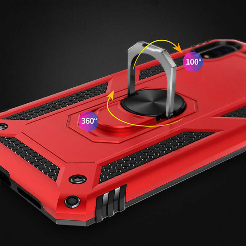 Huawei Y7 Prime 2019 Kılıf Zore Vega Kapak Siyah