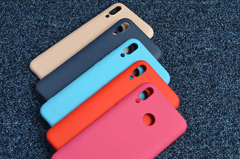 Huawei Y9 2019 Kılıf Zore İnci Silikon Mavi