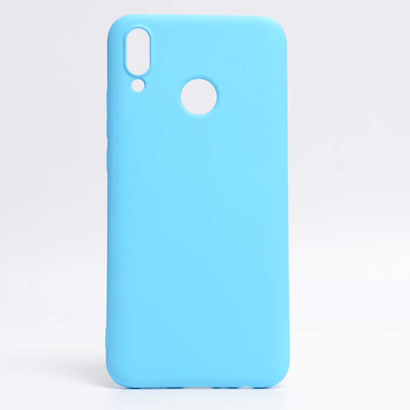 Huawei Y9 2019 Kılıf Zore İnci Silikon Mavi