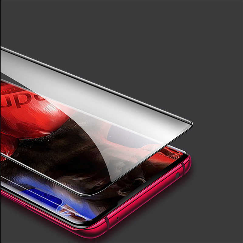 Huawei Y9 Prime 2019 Zore Kenarları Kırılmaya Dayanıklı Cam Ekran Koruyucu Siyah