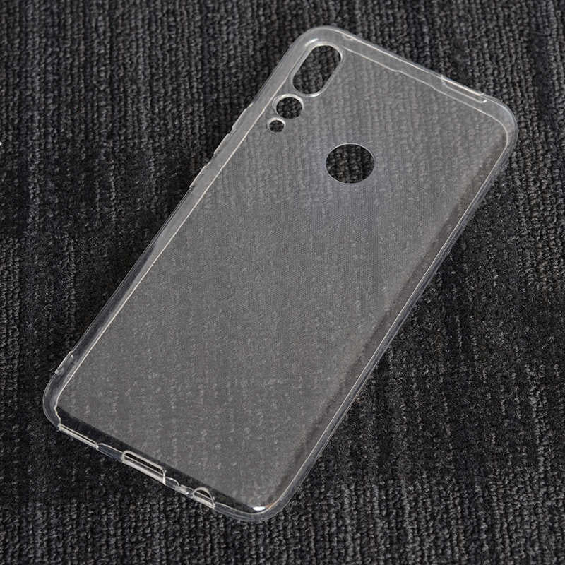 Huawei Y9 Prime 2019 Kılıf Zore Süper Silikon Kapak Renksiz