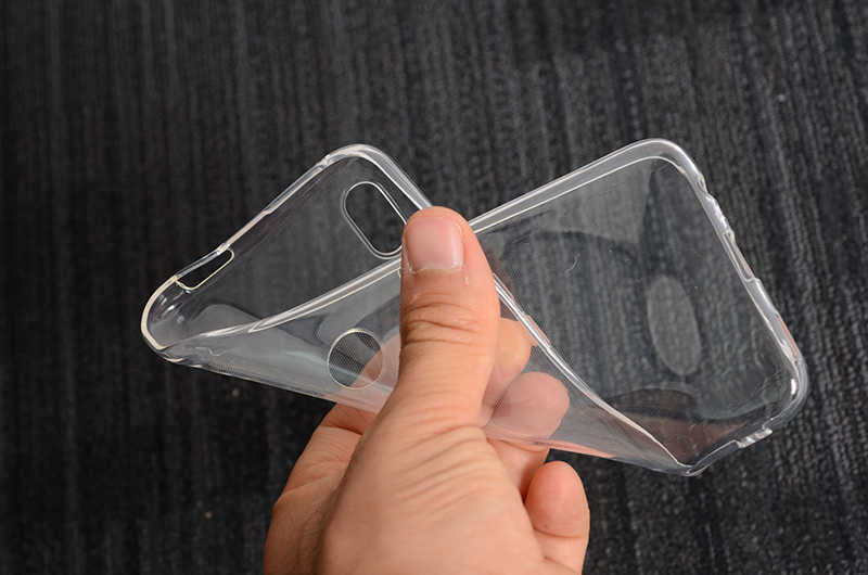 Huawei Y9 Prime 2019 Kılıf Zore Süper Silikon Kapak Renksiz