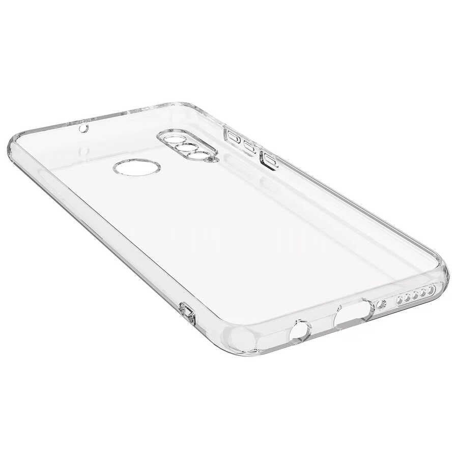 Huawei Y9 Prime 2019 Kılıf Zore Kamera Korumalı Süper Silikon Kapak Renksiz