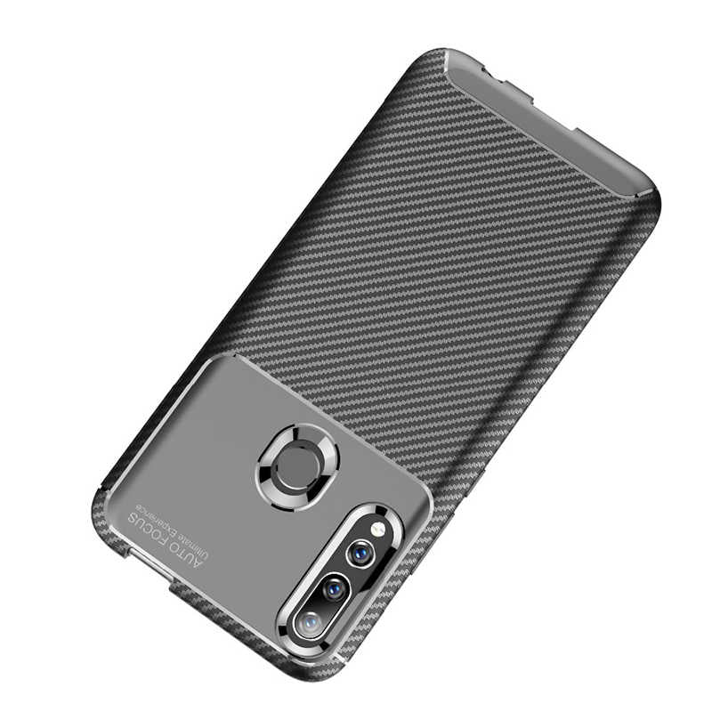 Huawei Y9 Prime 2019 Kılıf Zore Negro Silikon Kapak Kahverengi