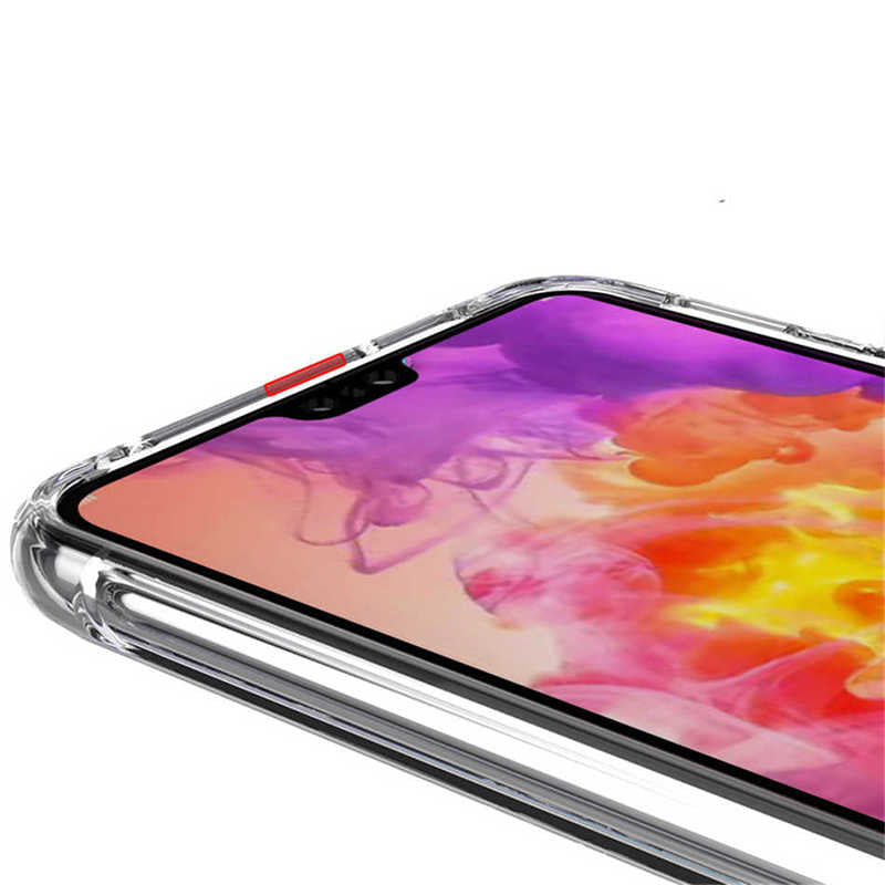 Huawei Y9 Prime 2019 Kılıf Zore Nitro Anti Shock Silikon Renksiz
