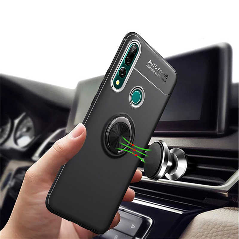 Huawei Y9 Prime 2019 Kılıf Zore Ravel Silikon Kapak Mavi