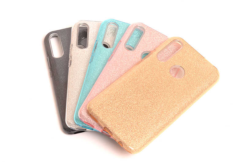 Huawei Y9 Prime 2019 Kılıf Zore Shining Silikon Rose Gold