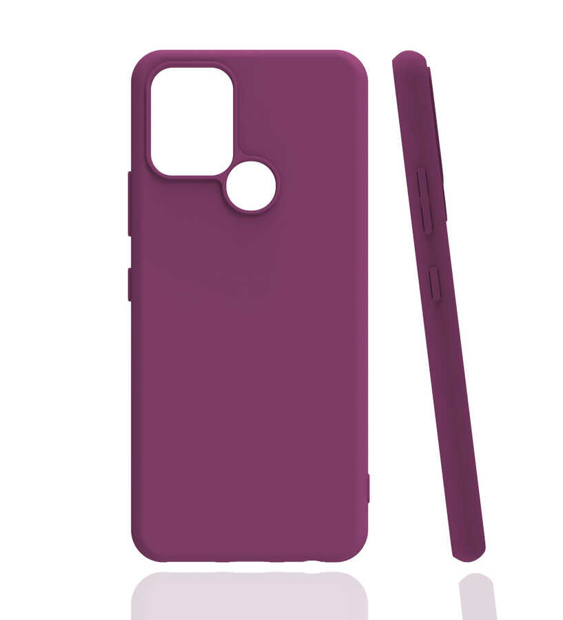 İnfinix Hot 10 Kılıf Zore Biye Silikon Mor