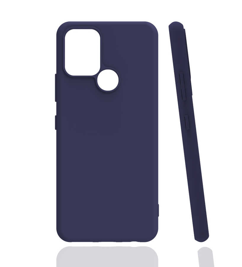 İnfinix Hot 10 Kılıf Zore Biye Silikon Lacivert