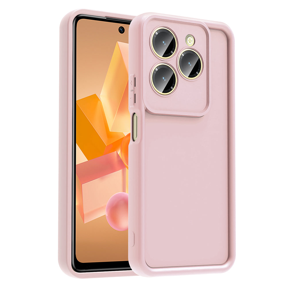 İnfinix Hot 40 Kılıf Kamera Korumalı Zore Ananas Kapak Pembe