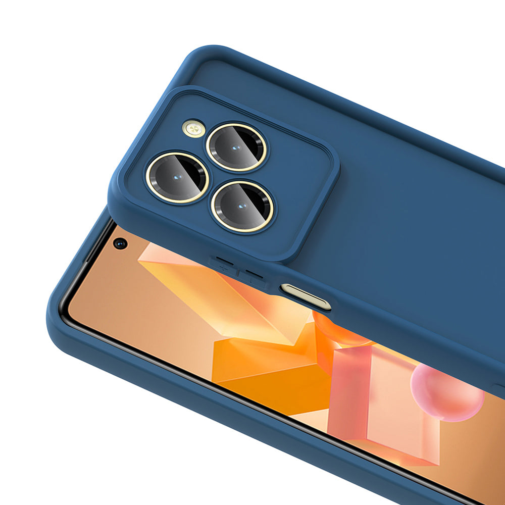 İnfinix Hot 40 Pro Kılıf Kamera Korumalı Zore Ananas Kapak Siyah