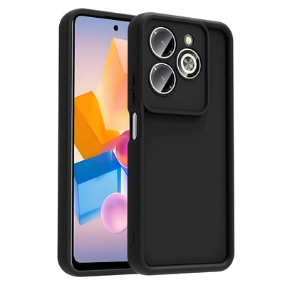 İnfinix Hot 40İ Kılıf Kamera Korumalı Zore Ananas Kapak Siyah