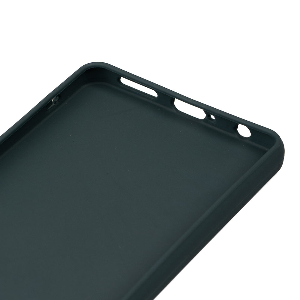 İnfinix Hot 40i Kılıf Zore Biye Silikon Haki