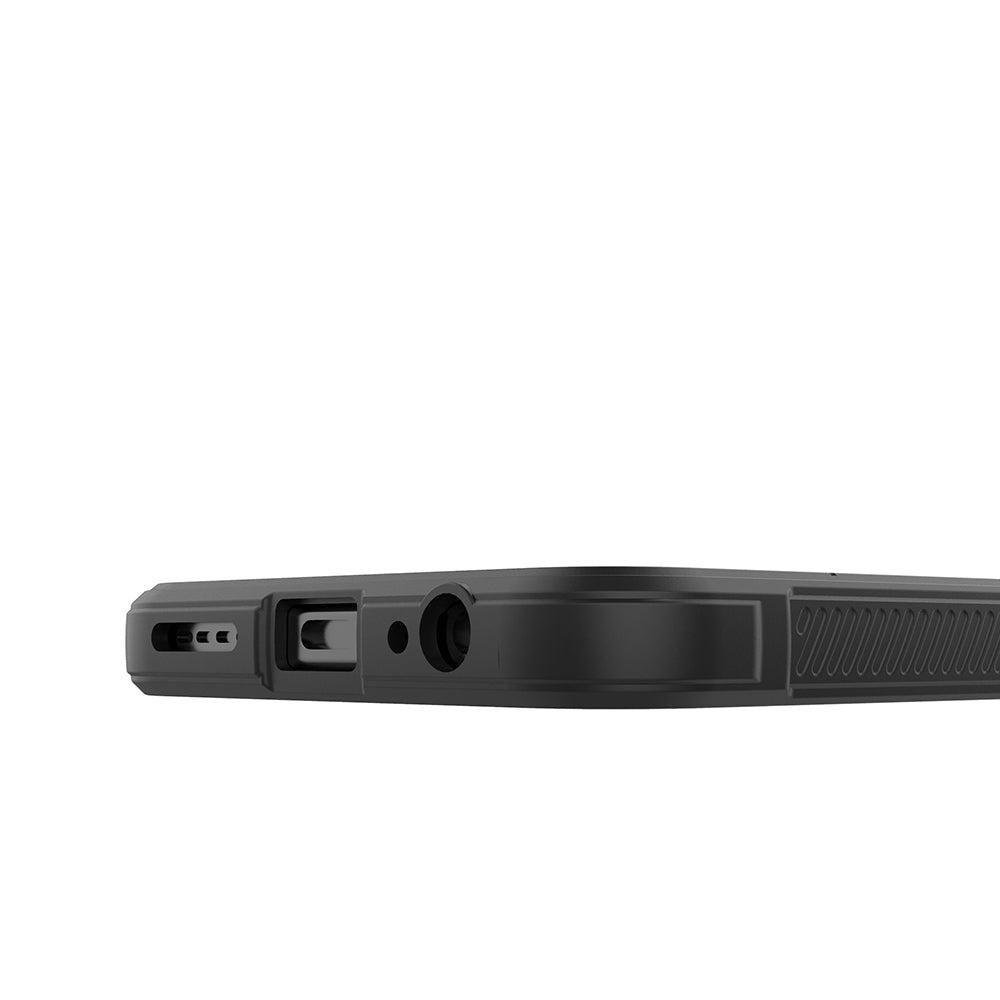 İnfinix Hot 50 4G Kılıf Esnek TPU Oyuklu Arka Yüzey Tasarımlı Zore Etnik Silikon Kapak Siyah