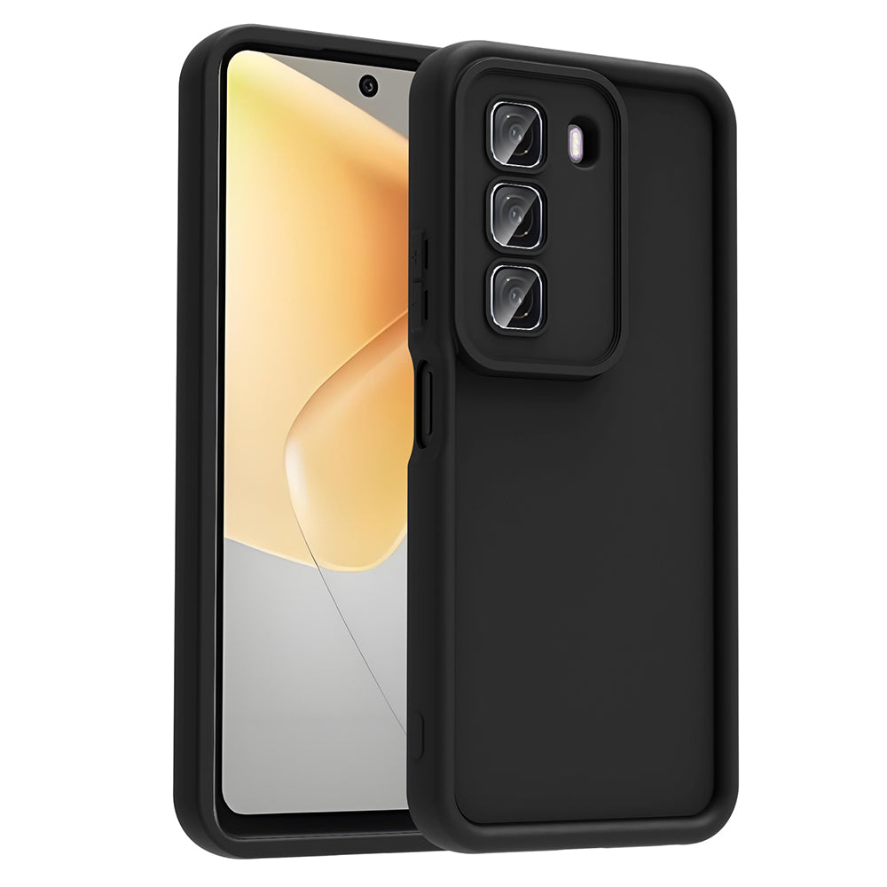 İnfinix Hot 50 4G Kılıf Kamera Korumalı Zore Ananas Kapak Mürdüm