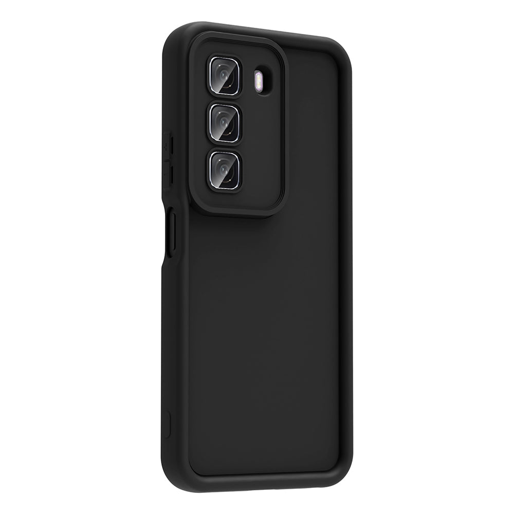 İnfinix Hot 50 4G Kılıf Kamera Korumalı Zore Ananas Kapak Mürdüm