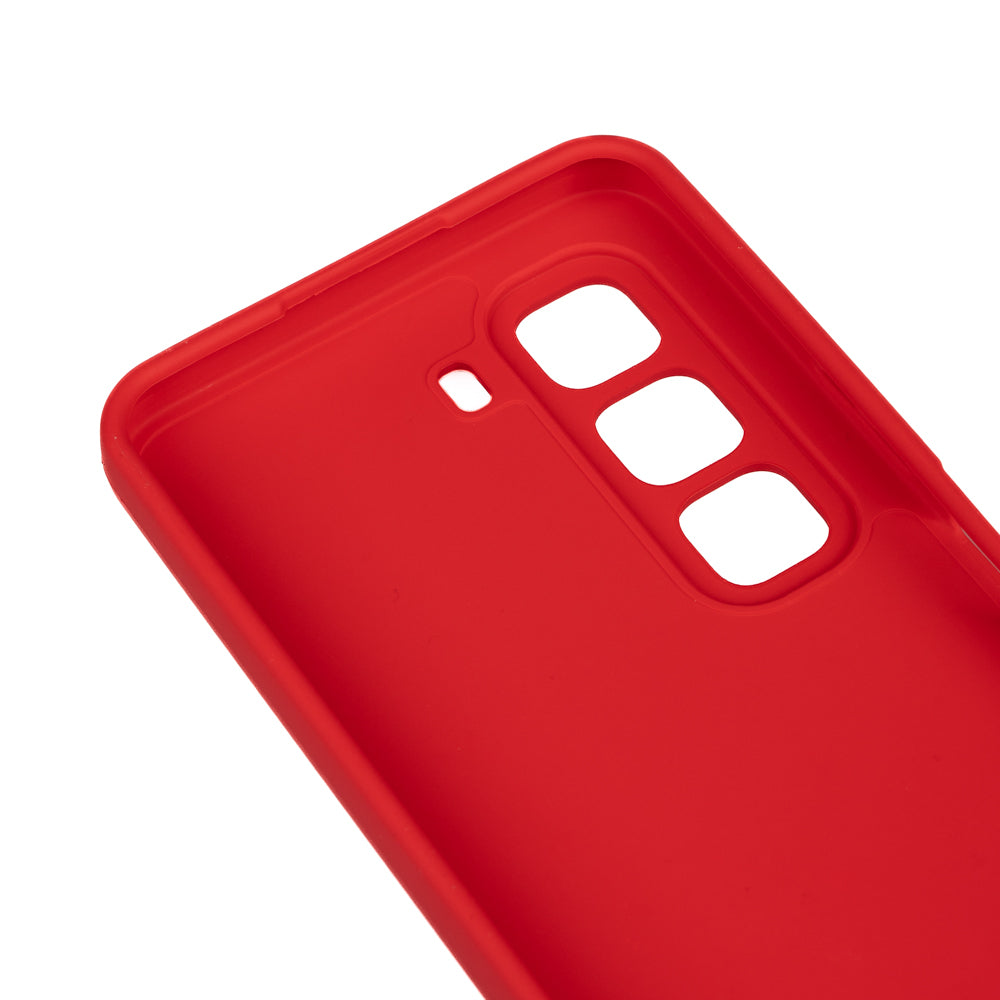 İnfinix Hot 50 4G Kılıf Zore Biye Silikon Mor