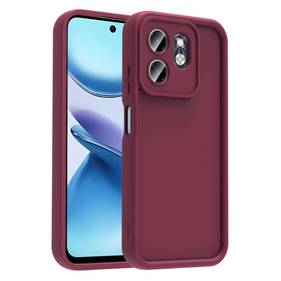 İnfinix Hot 50İ Kılıf Kamera Korumalı Zore Ananas Kapak Mürdüm