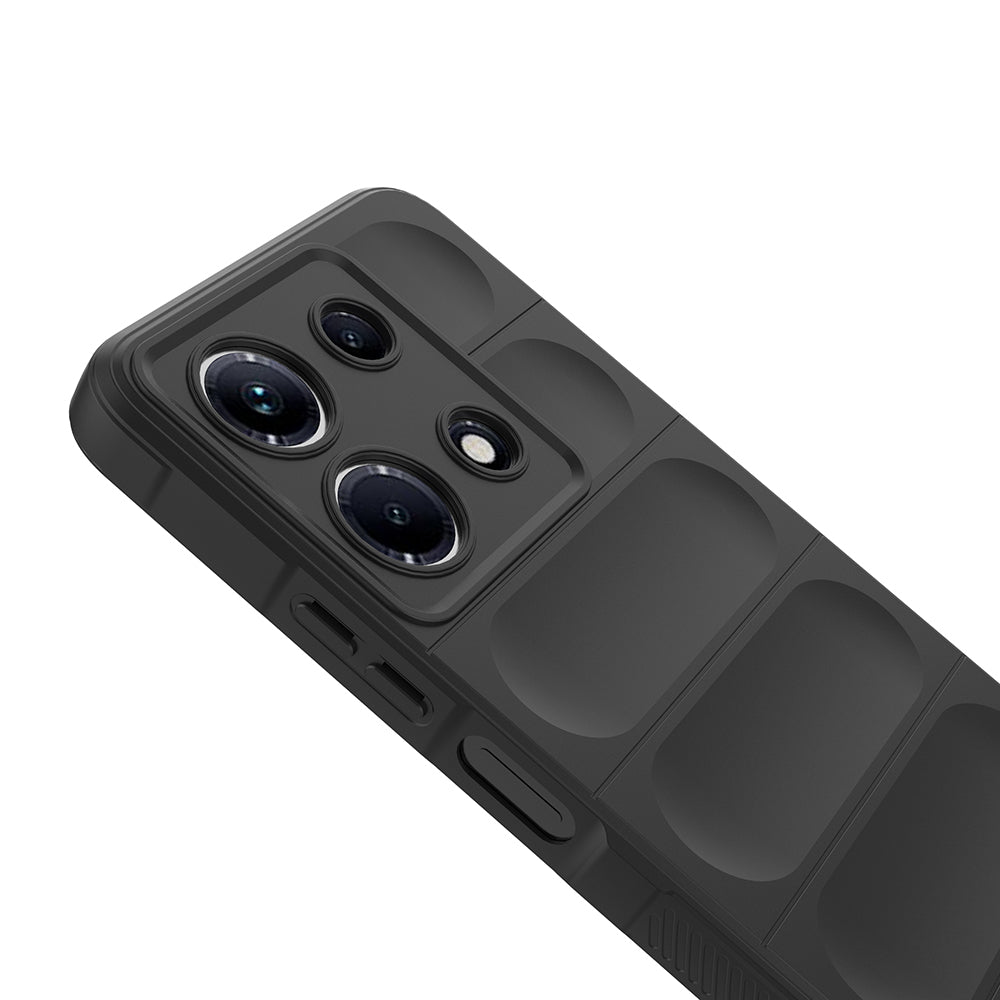 İnfinix Note 30 4G Kılıf Esnek TPU Oyuklu Arka Yüzey Tasarımlı Zore Etnik Silikon Kapak Koyu Yeşil