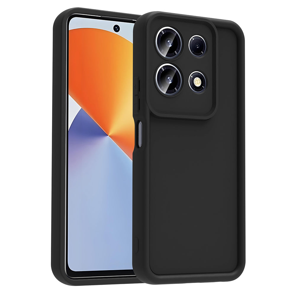 İnfinix Note 30 4G Kılıf Kamera Korumalı Zore Ananas Kapak Siyah