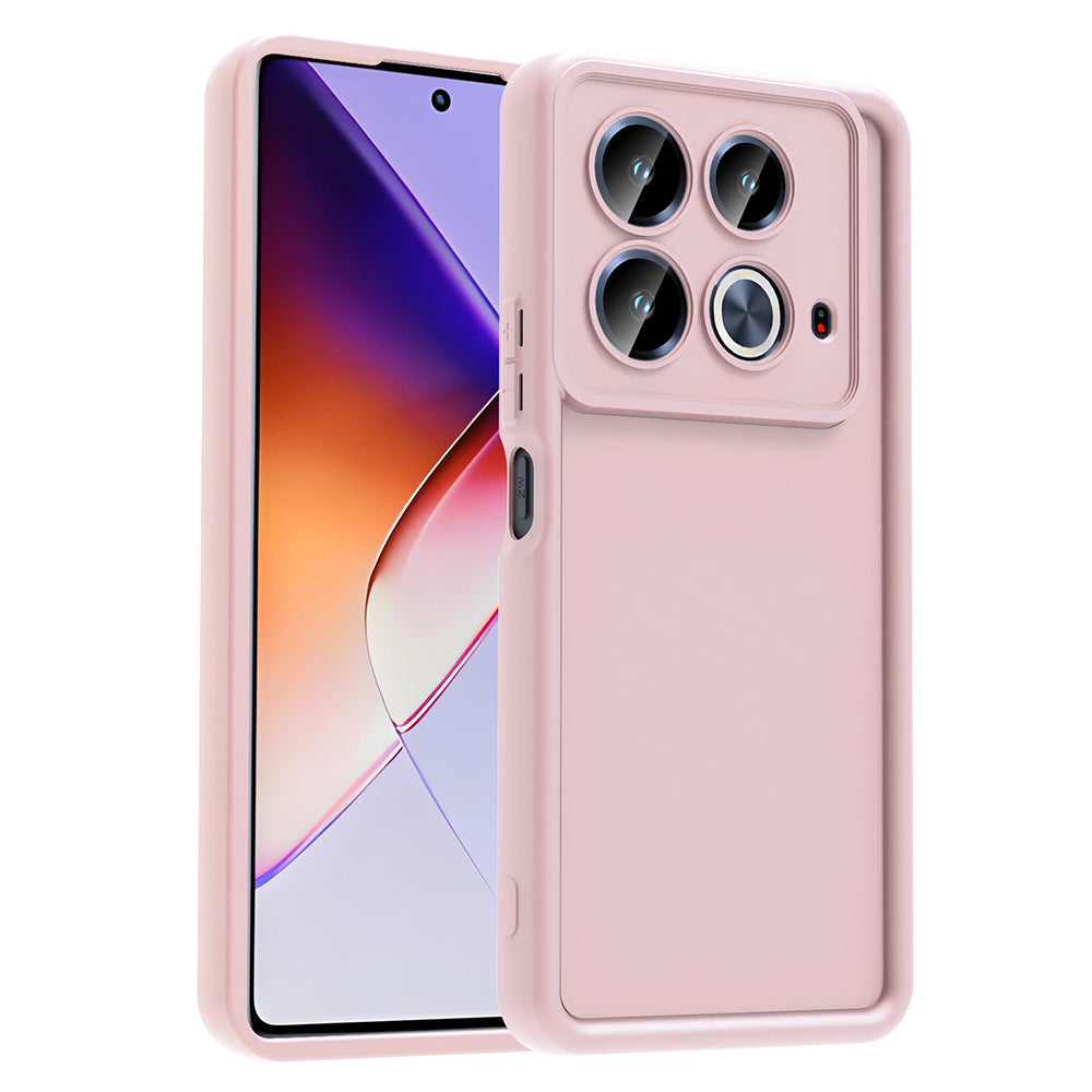 İnfinix Note 40 4G Kılıf Kamera Korumalı Zore Ananas Kapak Pembe