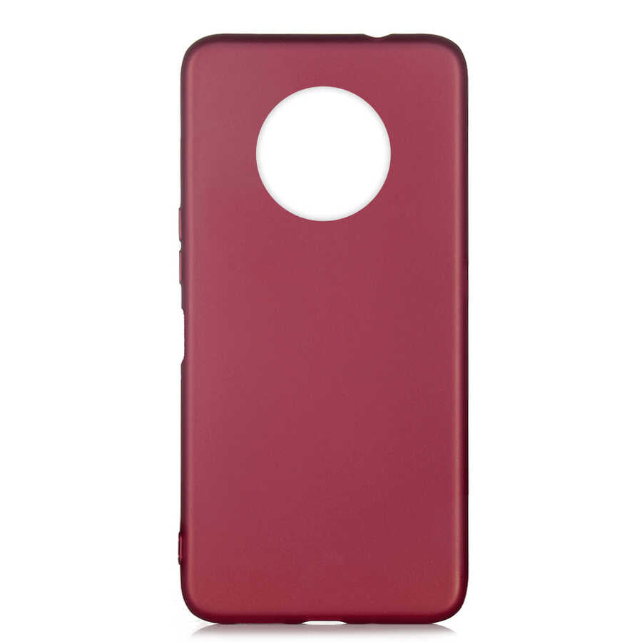 İnfinix Note 7 Kılıf Zore Premier Silikon Kapak Mürdüm