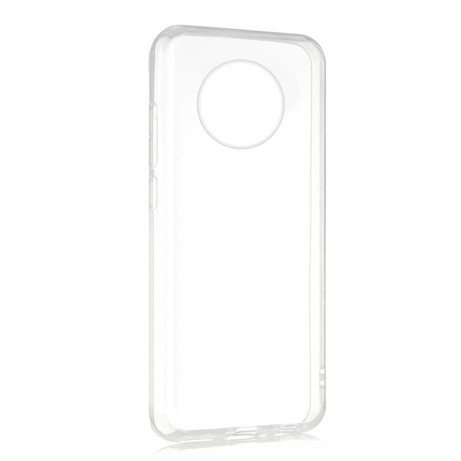 İnfinix Note 7 Kılıf Zore Süper Silikon Kapak Renksiz