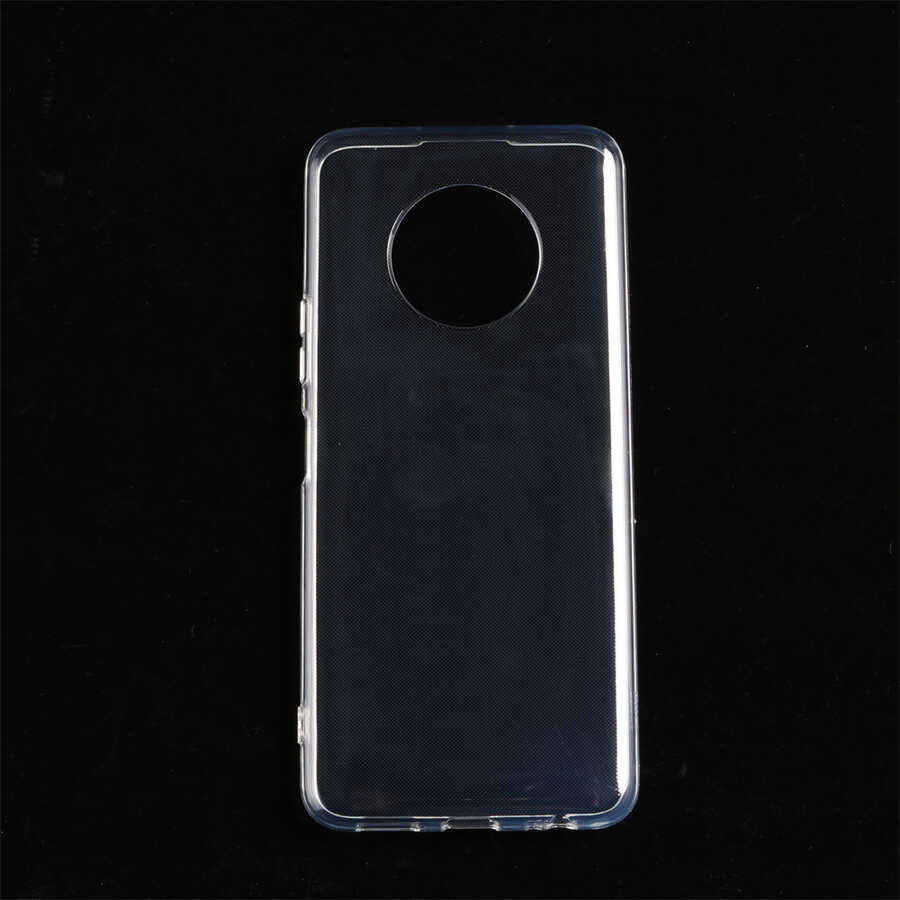 İnfinix Note 7 Kılıf Zore Süper Silikon Kapak Renksiz