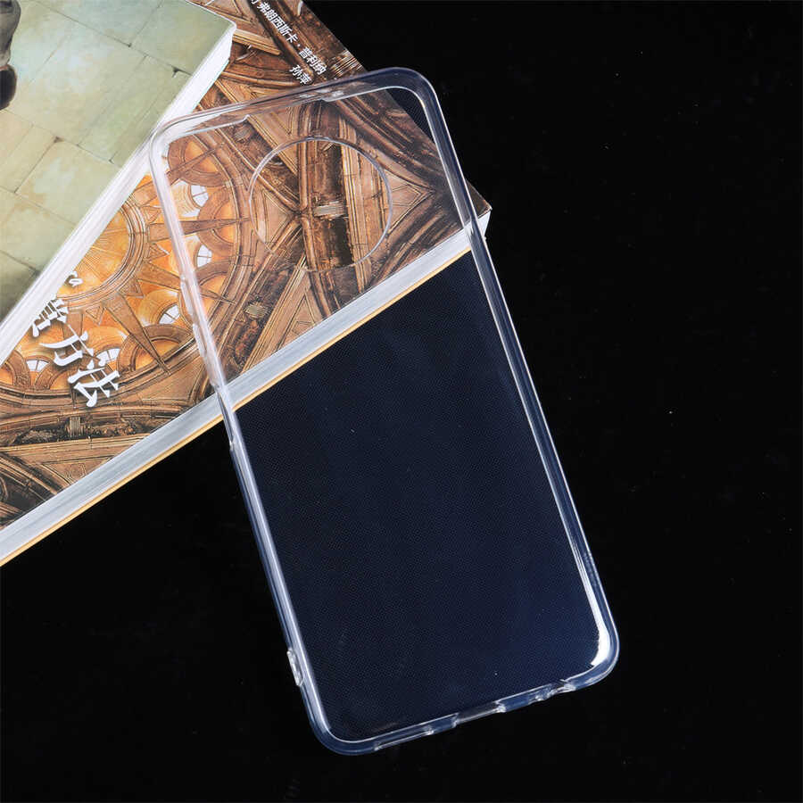 İnfinix Note 7 Kılıf Zore Süper Silikon Kapak Renksiz