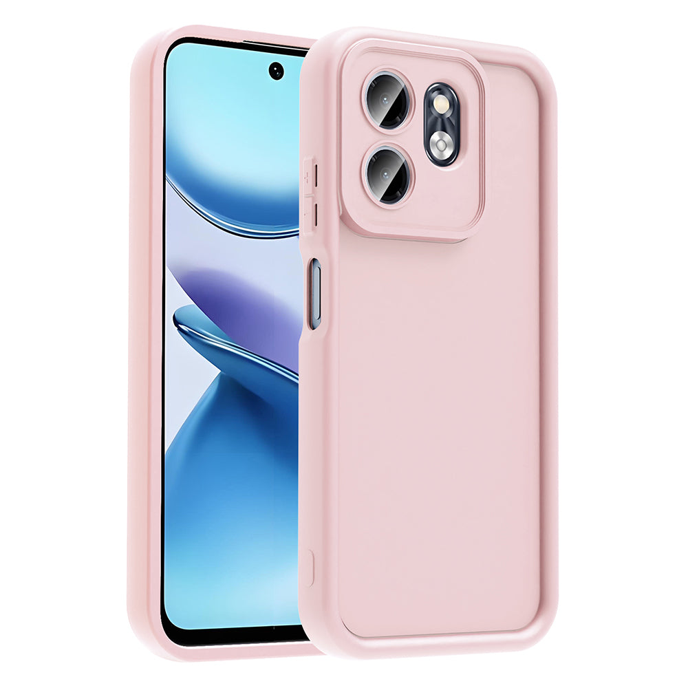 İnfinix Smart 9 Kılıf Kamera Korumalı Zore Ananas Kapak Mürdüm