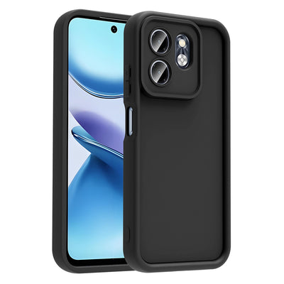 İnfinix Smart 9 Kılıf Kamera Korumalı Zore Ananas Kapak Siyah