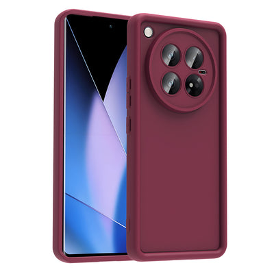 İnfinix Zero 40 5G Kılıf Kamera Korumalı Zore Ananas Kapak Mürdüm