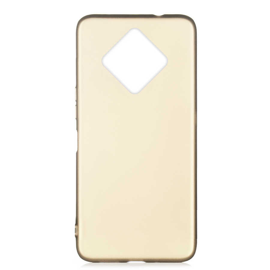 İnfinix Zero 8 Kılıf Zore Premier Silikon Kapak Gold