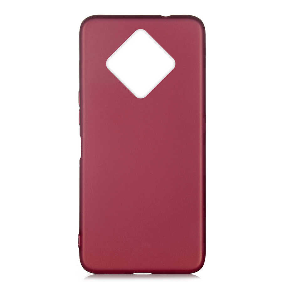 İnfinix Zero 8 Kılıf Zore Premier Silikon Kapak Mürdüm